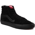 thumbnail image 1 of 12.5 Women/11 MenNegro/Negro (Black/Black Suede)Sk8-Hi Unisex Casual High-Top Skate Shoes, Comfortable and Durable in Signature Waffle Rubber Sole, 1 of 4