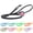 Black-W1/2" x L6', variant on 4 ft Amethyst Purple Biothane Waterproof Dog Leash