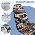 thumbnail image 4 of ZUXONGSY Car Seat Cover Towel Cow Geometric Print Towel Bucket Seat Covers Wear-Resistan Auto Front seat Protector Gift for Car Outdoor Sport Activities, 4 of 8