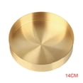 thumbnail image 3 of Vintage Round Metal Tray Copper Storage Box Holder holder Storage dish Round Container Dish Disc Home Decor Decoration, 3 of 7