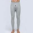 thumbnail image 2 of XIAOCHA Mens Base Layer Leggings Thermal Slim-Fit Underwear Pants Winter Soft Warm Layering Pants, 2 of 3