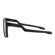 Kush Men's Sunglasses Retro Style Matte Black Square Frame Zig Zag Temple UV400