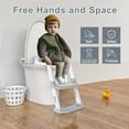 thumbnail image 3 of KORIMEFA Baby Potty Training Seat with Step Stool Ladder, Upgrade Toddler Potty Toilet Seat with Anti-Slip Pads Ladder for Kids Boys Girls, 3 of 7