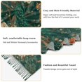 thumbnail image 5 of FORMRS Womens Scarf Winter Soft Long Big Warm Shawls Wrap Tassel Scarves, Tiger and Peacock Pattern, 5 of 9