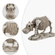 thumbnail image 3 of Estatua de esqueleto de hipopótamo, escultura animal, decoración de Halloween, artesanía creativa, adorno de escritorio para dormitorio, estante, sala, 3 of 6