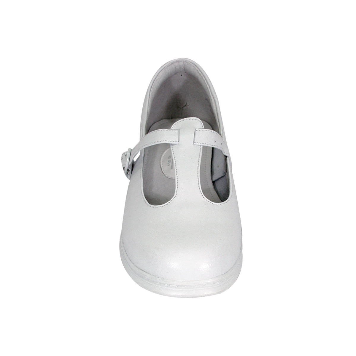 24 HOUR COMFORT Martha Wide Width Comfort Shoe For Work and Casual Attire WHITE 10.5