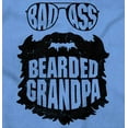 thumbnail image 2 of Baddie Bearded Grandpa Cool Funny Men's Big & Tall Graphic Hoodie Brisco Brands 2X, 2 of 5