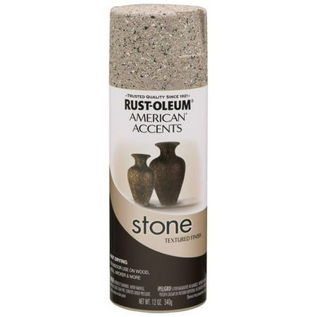Rust-Oleum American Accents Stone Textured Spray Finish, Pebble, 12 Oz.