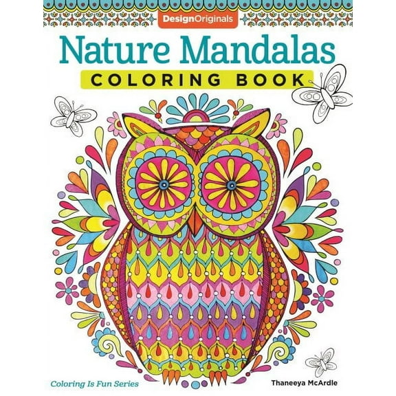 Coloring Is Fun: Nature Mandalas Coloring Book (Paperback)