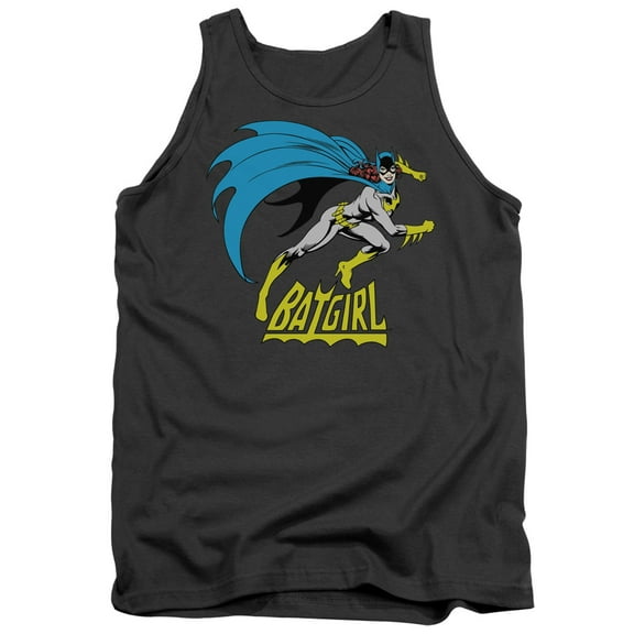 DC Comics Batgirl Is Hot Adult Tank Top Charcoal