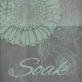 thumbnail image 2 of Carlson, Tina 26x26 Gold Ornate Wood Framed with Double Matting Museum Art Print Titled - Spa Flower-Soak, 2 of 4