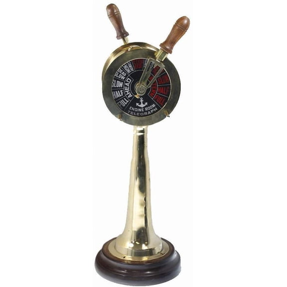 Nagina International 17" Brass Chadburn Telegraph - Nautical Decor