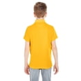 thumbnail image 2 of UltraClub 8210Y Youth Cool & Dry Polo Gold X-Large, 2 of 3