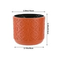 thumbnail image 3 of Plastic Decorative Vase | Imitation Glazed Flower Pot for Home Decor | Dried & Artificial Flower Arrangement | Living Room, Cabinet & Tabletop Centerpiece | 10x8.5x8cm, 3 of 6