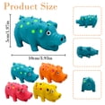 thumbnail image 4 of Bifavgk 4-Pack Squeaky Pig Dog Toys - Durable Rubber Chew Toys with Oinking & Grunting Sounds for Small, Medium & Large Dogs - Interactive Latex Puppy Toy Set, 4 of 10