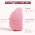 thumbnail image 4 of Esponja de maquillaje BEAKEY juego de 2 esponjas de belleza rosas sin látex, 4 of 5