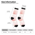 thumbnail image 2 of Balery Pink Marble Calcetas Largas con Estampado para Hombre y Mujer – Suaves y Transpirables, Talla Única (US 5-11), 2 of 6