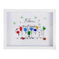 thumbnail image 3 of weibbin Wood Handmade Sea Glass Art Frame Cocktail Party Decor DIY for Bar Beach House Color, 3 of 7