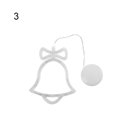 thumbnail image 2 of Christmas LED Star Bell Snowman Santa Suction Cup Fairy Light Home Window Decor, 2 of 9