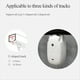 thumbnail image 4 of Dual TUYA Smart ZigBee Cortinas Robot T/U-Rail Pistas Cortina Automática Abridor Control Remoto Cortina Motor Smart Life, 4 of 5