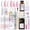 Q6-Acrylic Nail Kit, variant on SAVILAND Acrylic Nail Kit - 3 Colors Clear/Pink/Nudes Acrylic Powder and Liquid Set with Monomer Acrylic Liquid, Acrylic Nail Brush and Cuticle Oil for Long-Lasting Manicure