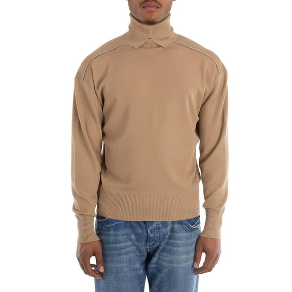 Burberry Long Sleeved Turtleneck Knitted Sweater, Size Medium