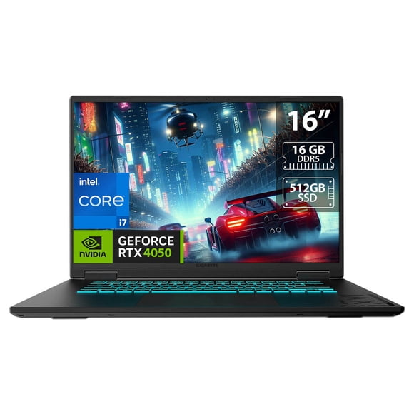 Laptop Gigabyte Gaming A16: Intel Core i7 13620H, RAM 16GB DDR5, SSD 512GB