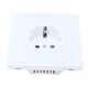 thumbnail image 2 of Toma de corriente inteligente 16A Panel de sincronización de pared inteligente de 1 vía Enchufe europeo blanco 95‑245V ZK‑EU16M (tipo Wifi) VoborMX herramienta, 2 of 8