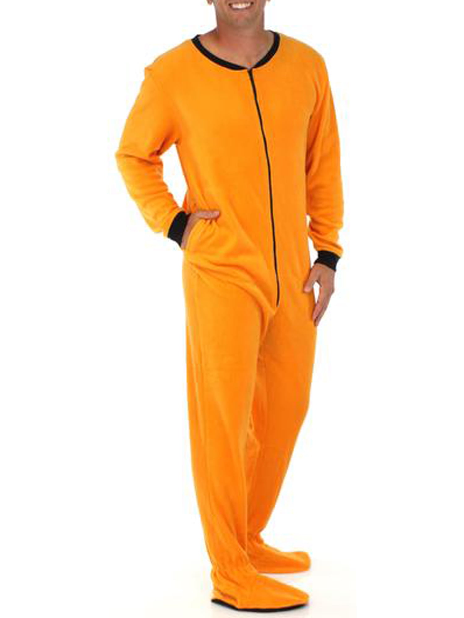 mens footie pajamas
