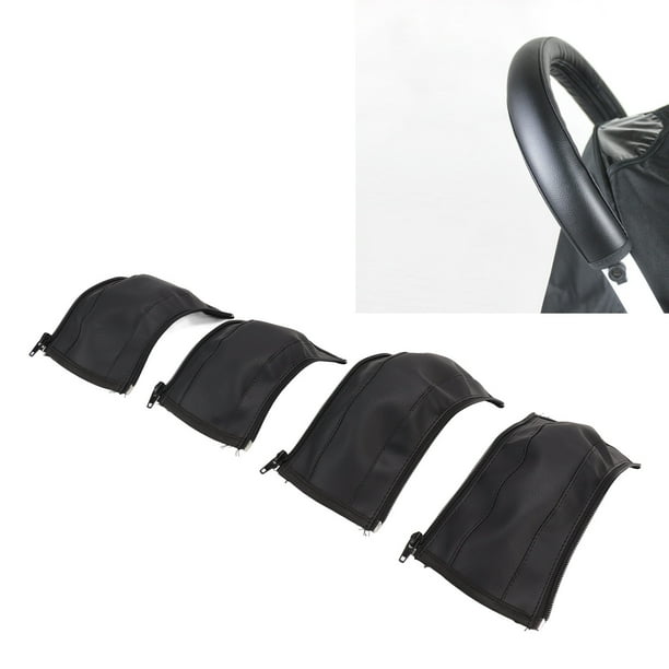 Leather stroller handle cover on sale