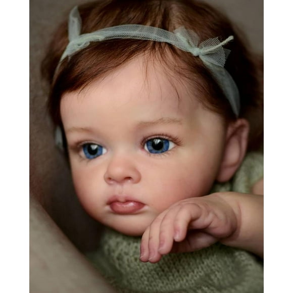 S 60cm Completed Doll In Picture Reborn Doll Tutti Toddler Girl Ha