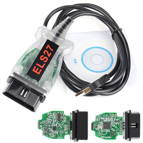 Muyoka Escáner automotriz OBD2 ELM327 V1.5 ELS27 FORScan para codificación Ford herramientas de escaneo de diagnóstico de coche desbloquear funciones ocultas Muyoka Hogar