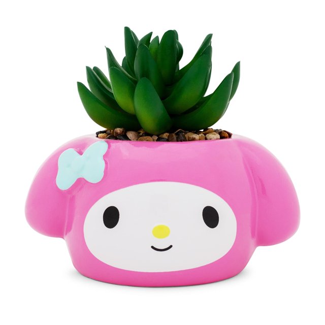 Mini maceta Toynk Sanrio My Melody de cerámica con material artificial