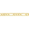 thumbnail image 4 of 14K Yellow Gold Men & Women's 8.50" 5.80mm Concave Figaro Chain Bracelet, 4 of 4