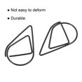 thumbnail image 4 of Unique Bargains Paper Clips Drop-Shaped with Box 1.3 Inch Black for Organize Office Home, Pack of 100, 4 of 5