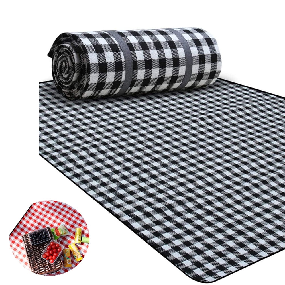 150 x 115 FOLDABLE PICNIC RUG TRAVEL OUTDOOR PETS CAMPING WATERPROOF BLANKET SUN 