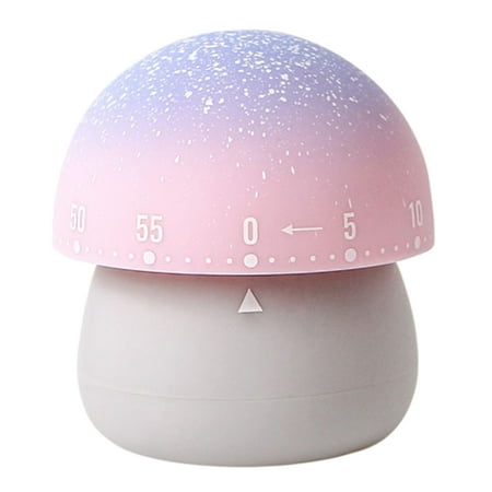 

SIEYIO Cute Mushroom Timer for Time Management Mechanical Kitchen Countdown Timer
