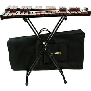 Unbranded 32-Key Student Glockenspiel Set w/ Rolling Case and Accessories