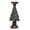 Green, variant on OIUR Christmas Tree Candle Holders Vintage Resin Christmas Tree Figurine Pillar Candle Stand for Home Mantel Fireplace Decor