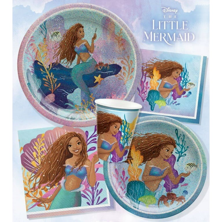 Buy Online Little Mermaid Paper Cups  Birthday Party Supplies – The Party  Hat Shop