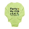thumbnail image 1 of CafePress - Party My Crib Body Suit - Long Sleeve Infant Bodysuit, 1 of 1