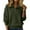 Blackish Green, variant on Women's High Neck Half Zip Pullover Sweater, Fold Over Collar Knitted Long Sleeve Top with Quarter Zipper, Lightweight Casual Tunic for Fall Winter Spring Daily Wear