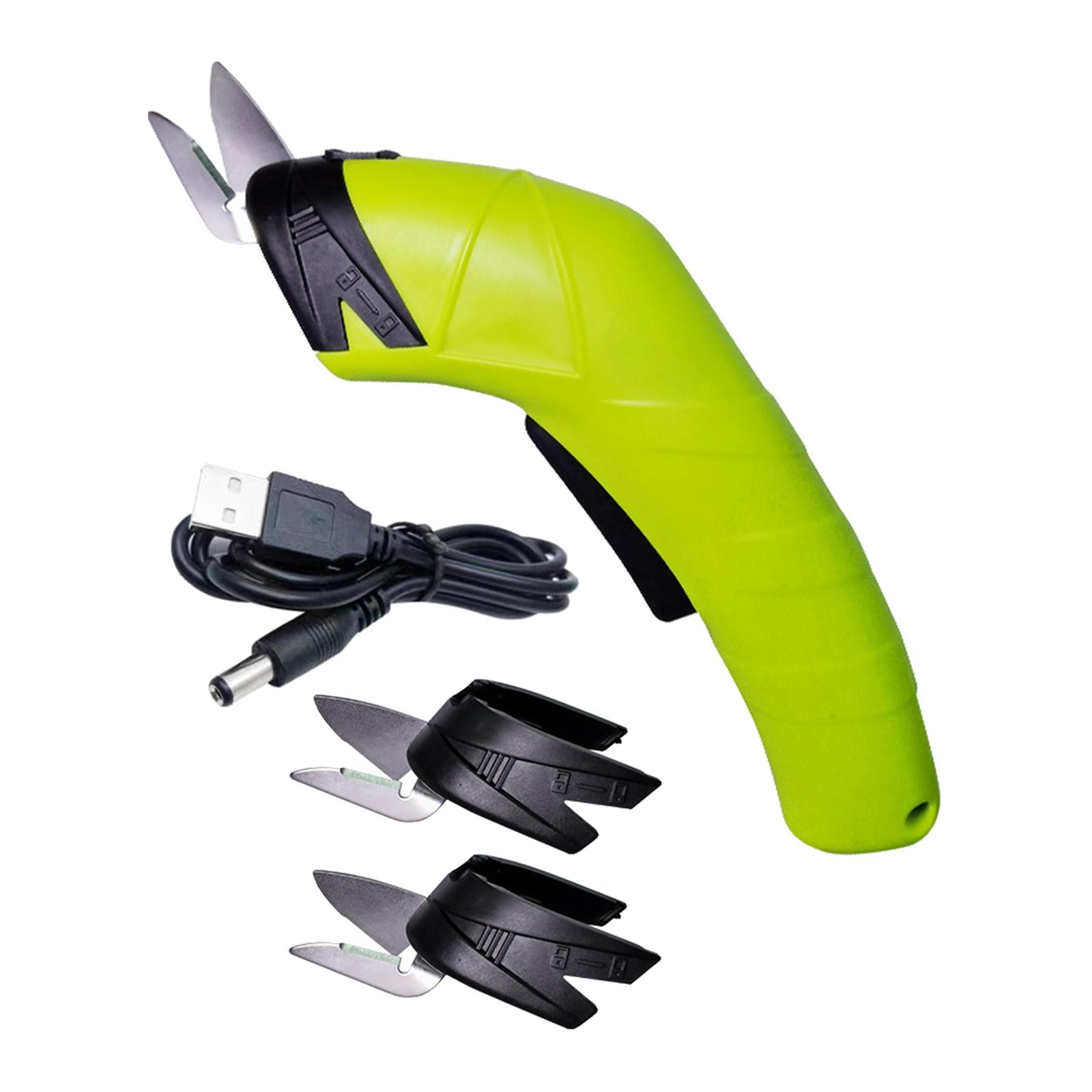 Wxqbjtam Fabric Cutter Cardboard Cutting Fabric Shears Cutting Tool Electric Scissors for Alloy 3 Head