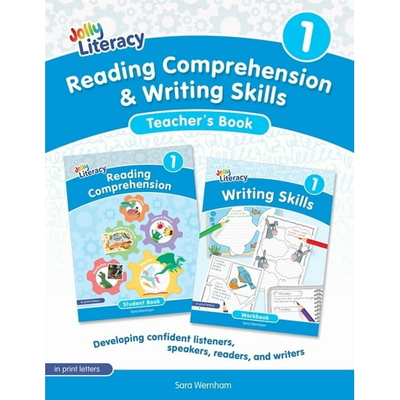 Reading Comprehension & Writing Skills Teacher's Book 1: In Print Letters (American English Edition), (Paperback)