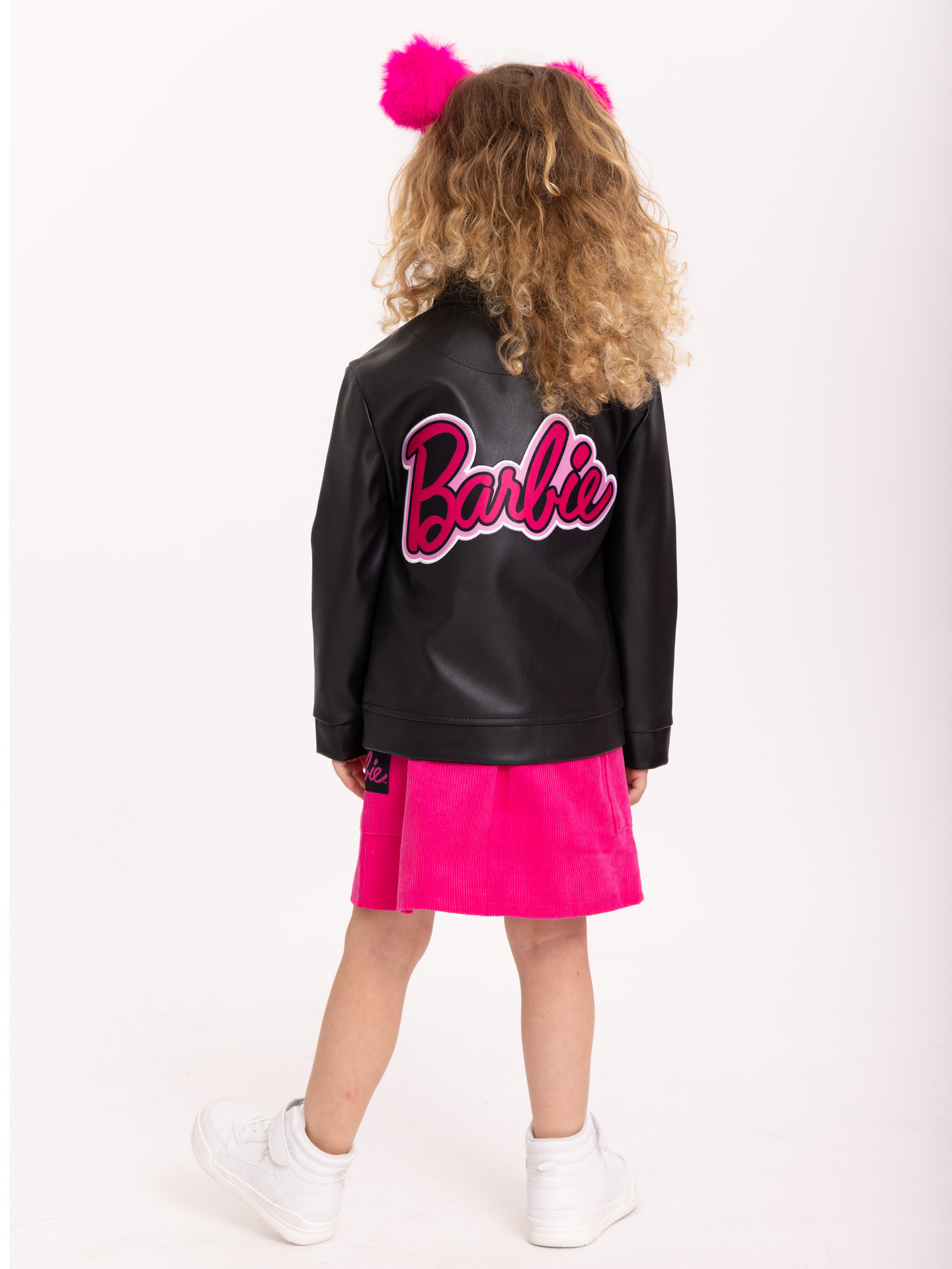 Barbie Toddler Girl Faux Leather Moto Jacket, Sizes 2T-5T