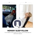 thumbnail image 4 of Shisuyan Neck Pillow Polystyrene Particles Ergonomic Design For Car And Plane 1Pcs 25.6X6.3X6.3in, 4 of 9