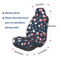 thumbnail image 3 of Yiaed Cherry Blossoms Print Car Seat Covers,Universal Auto Seats Protector Fits for Car,SUV Sedan,Truck,Automotive Seat Covers & Accessories, 3 of 5
