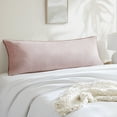 thumbnail image 2 of Mainstays Body Pillowcase – Cozy Plush – Blush Pink – 20"x52" – 1 Pack, 2 of 8