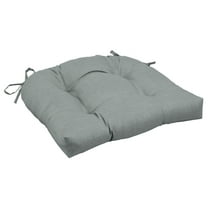 ARDEN Outdoor Wicker Chair Cushion, 20 x 18, Tufted Plush Cushion for Wicker and Rocking Chairs 18 x 20, Stone Grey Leala