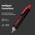 thumbnail image 2 of 12-1000V Sensitivity Electrical Tester Pen Non-Contact AC Voltage Detector Black, 2 of 9